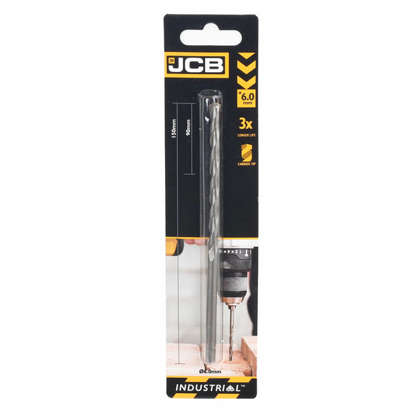 JCB Drill Bits JCB Masonry Drill 6 x 150 mm 5055803301484 - Buy Direct from Spare and Square