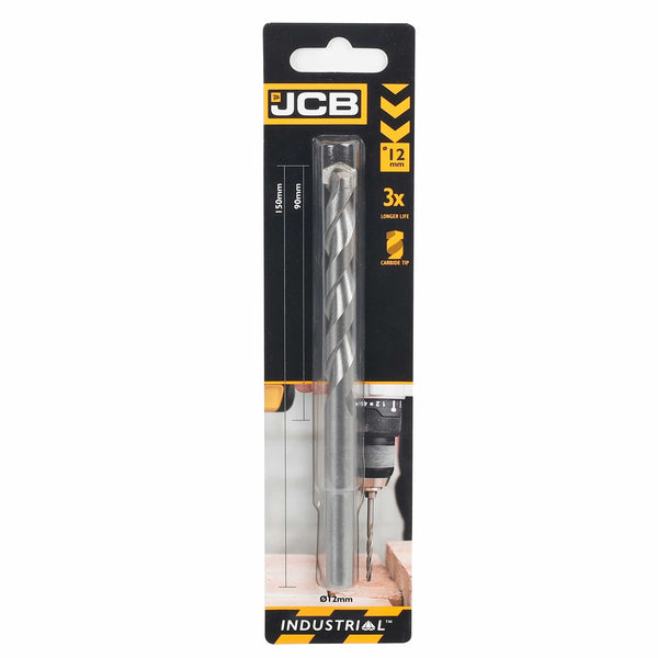 JCB Drill Bits JCB Masonry Drill Bit 12 x 150 mm 5055803301095 - Buy Direct from Spare and Square