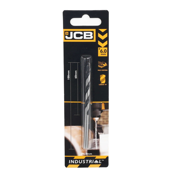 JCB Drill Bits JCB Multi Purpose Drill 6 x 100 mm 5055803310554 - Buy Direct from Spare and Square