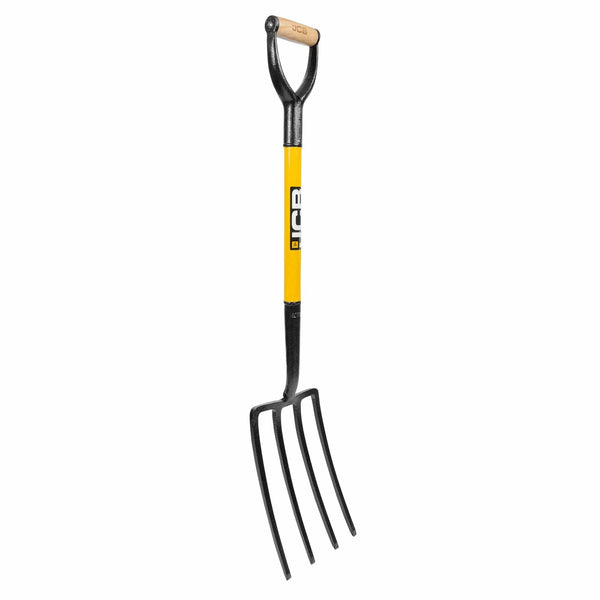 JCB Forks JCB Professional Solid Forged Contractor Fork, Heavy-Duty Steel 190 x 280mm Blade JCBCF01 - Buy Direct from Spare and Square