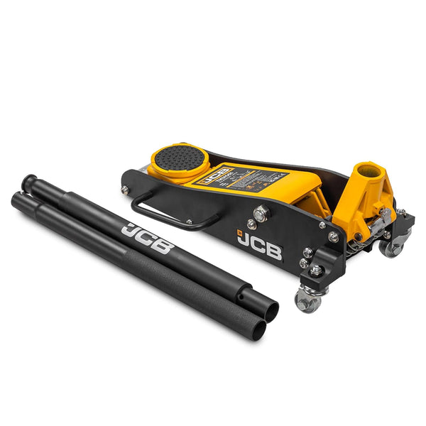JCB Jack JCB 1.5 Tonne Low-Profile, Double-Pump, Aluminium Racing Jack JCB-TH31501 - Buy Direct from Spare and Square