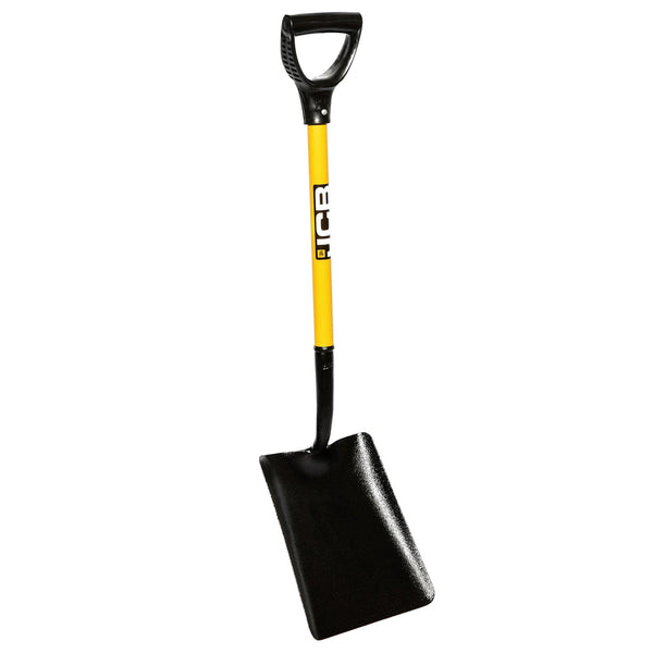 JCB Spades JCB Professional Square Mouth Site Shovel, Heavy-Duty Steel Blade, 250 x 300mm Blade JCBSS2S01 - Buy Direct from Spare and Square