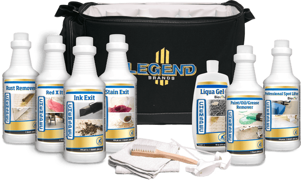 Legend Brands Europe Cleaning Chemicals Chemspec - PROFESSIONAL SPOT & STAIN KIT 111337 - Buy Direct from Spare and Square