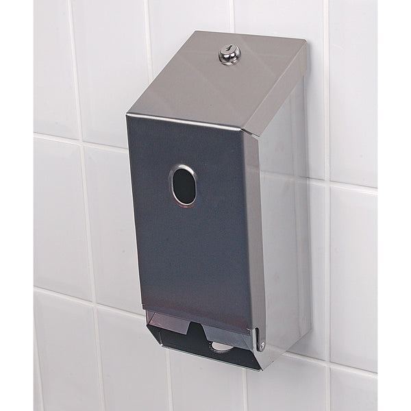 Twin Toilet Paper Dispenser - Stainless Steel