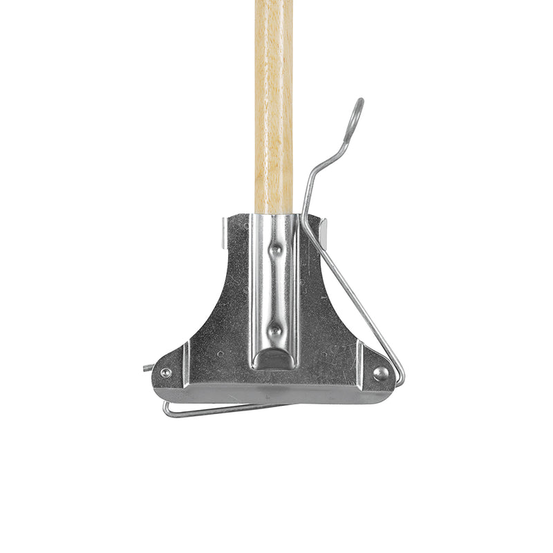 Varnished Handle 137cm & Kentucky Mop Fitting Metal