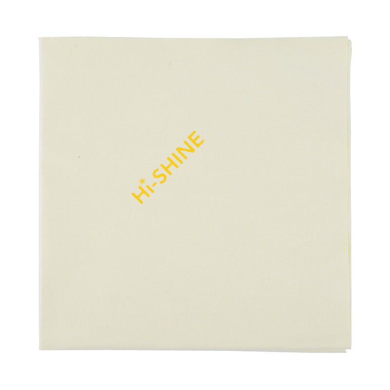Microfibre Cloth Hi Shine 40x40cm - Yellow (140gsm)