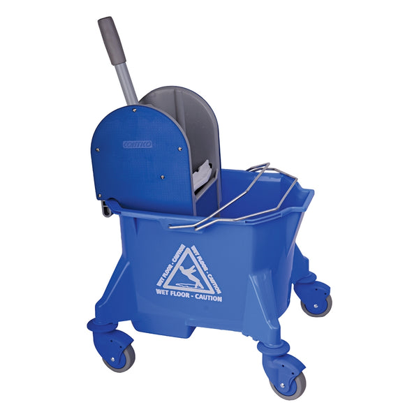 Smoothline Bucket 23 Litre & Plastic Wringer - Blue