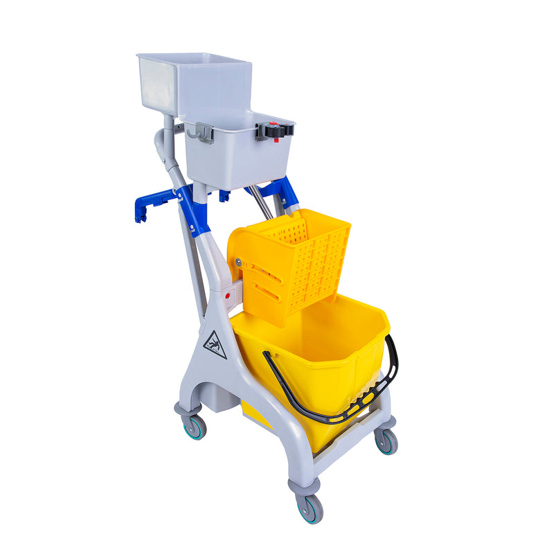 QR Trolley Flat Mopping 25 Litre - Yellow
