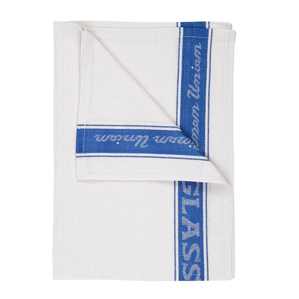 Tea Towel Glass Cloth Linen Union 76x50cm - Blue