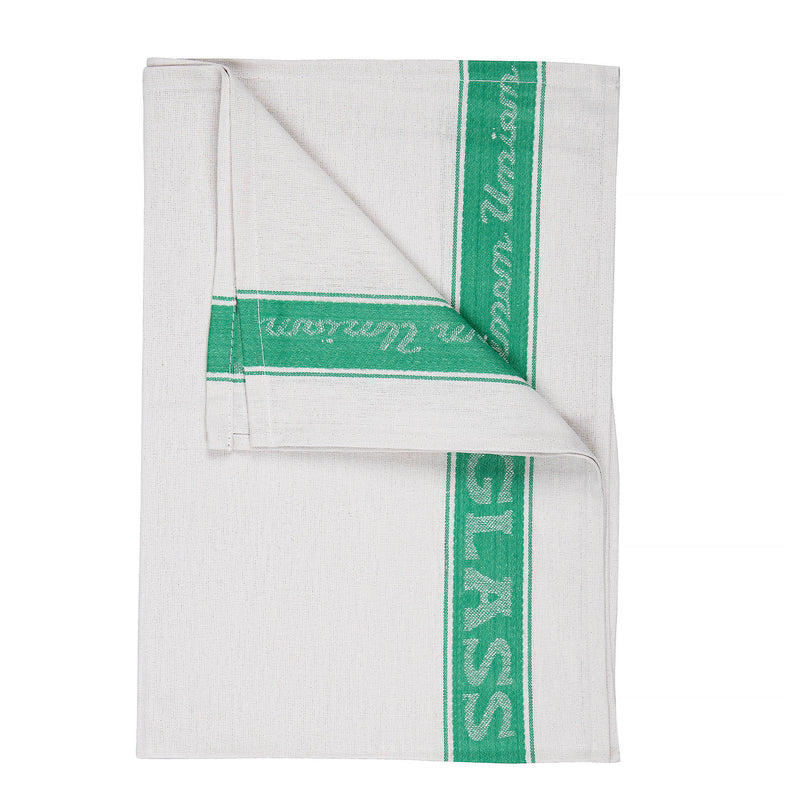 Tea Towel Glass Cloth Linen Union 76x50cm - Green