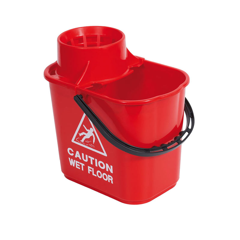 Professional Bucket & Wringer 15 Litre - Red
