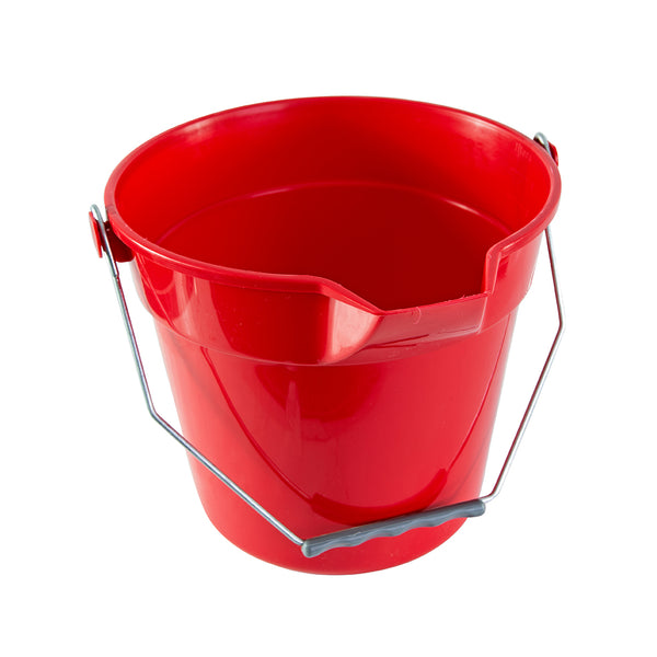 Round Bucket 10 Litre - Red