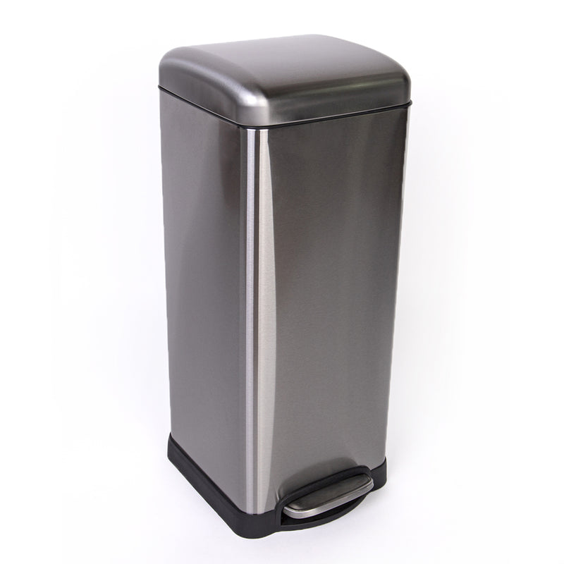 Pedal Bin Stainless Steel Soft Close 30 Litre