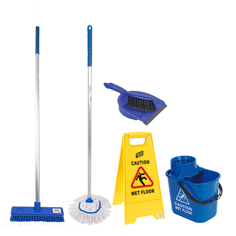 Shadowboard Floor Cleaning Kit - Blue