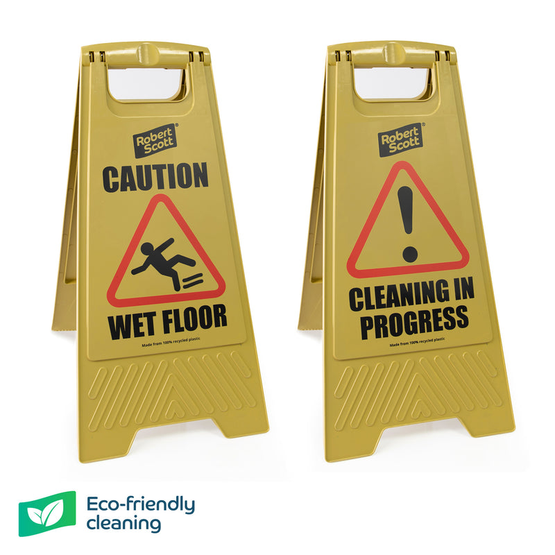 Standard Wet Floor Sign 100% Recycled