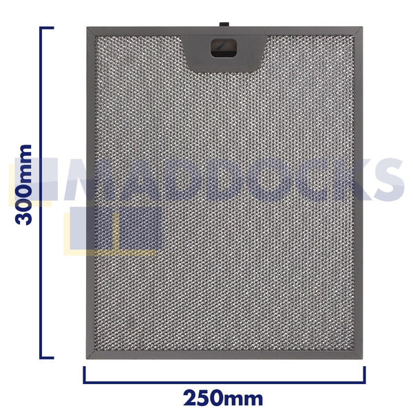 Universal 250mm x 300mm Wire Mesh Cooker Hood Filter