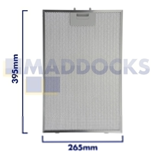 Universal 265mm x 395mm Wire Mesh Cooker Hood Filter