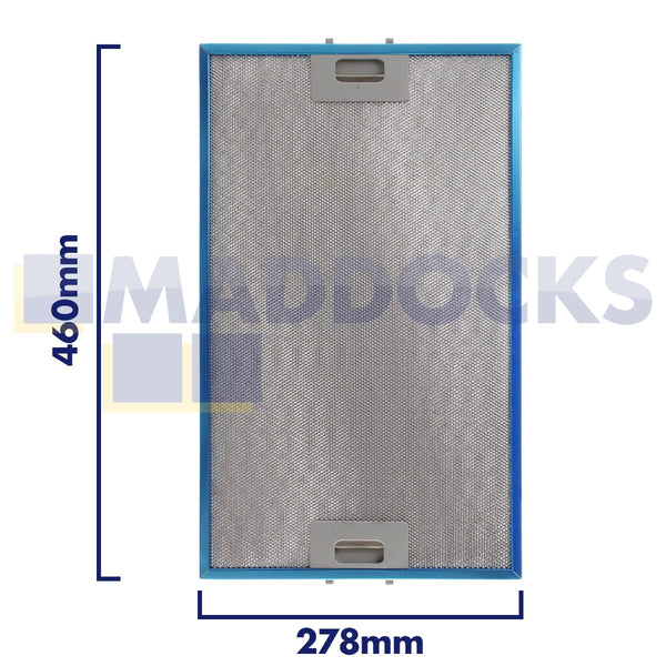 Universal 278mm x 460mm Wire Mesh Cooker Hood Filter