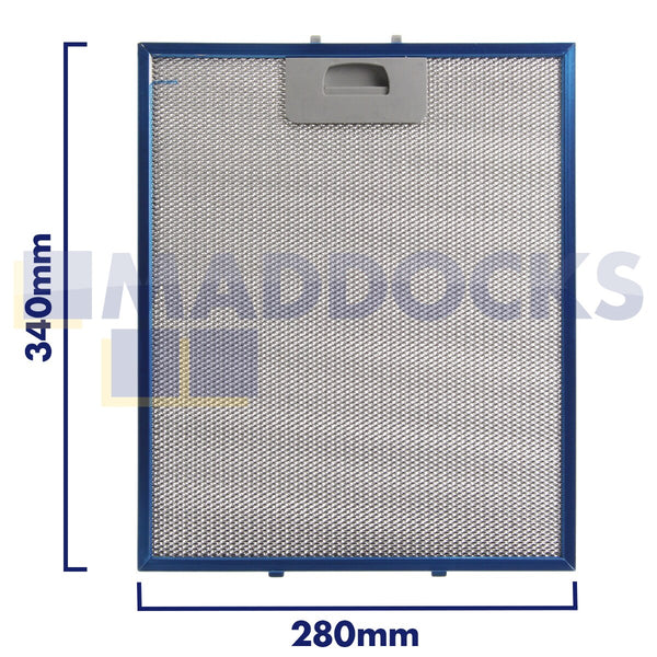 Universal 280mm x 340mm Wire Mesh Cooker Hood Filter