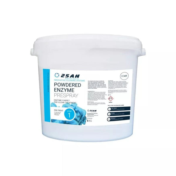 2San Cleaning Chemicals 2San Powdered Enzyme Prespray 5kg - Box of 2 0041-BOX - Buy Direct from Spare and Square