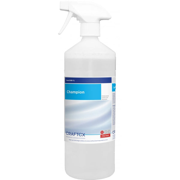 2San Cleaning Chemicals Craftex Champion Sprayer - 1 Litre - Cuts Through Grease, Waxes, Oil 0098 - Buy Direct from Spare and Square
