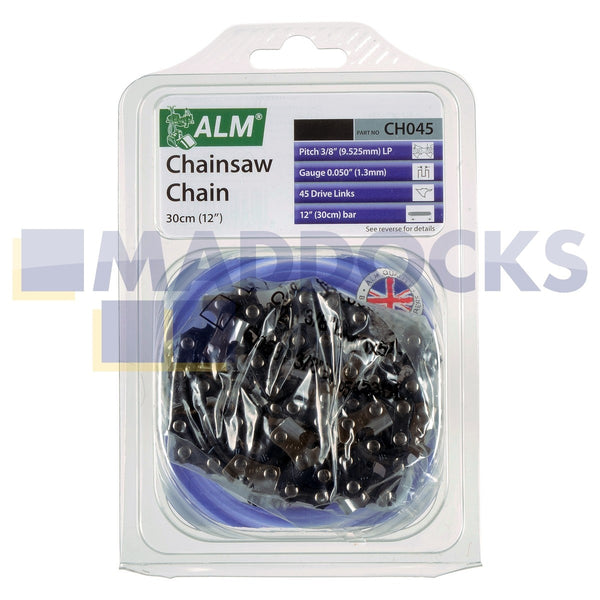 Universal Chainsaw Replacement Chain - 30cm/12", 45 Drive Link