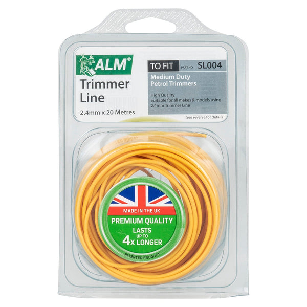 ALM Strimmer Spares ALM SL004 Universal Strimmer Line Wire - Round Wire - 20m 2.4mm 5054203835582 SL004 - Buy Direct from Spare and Square