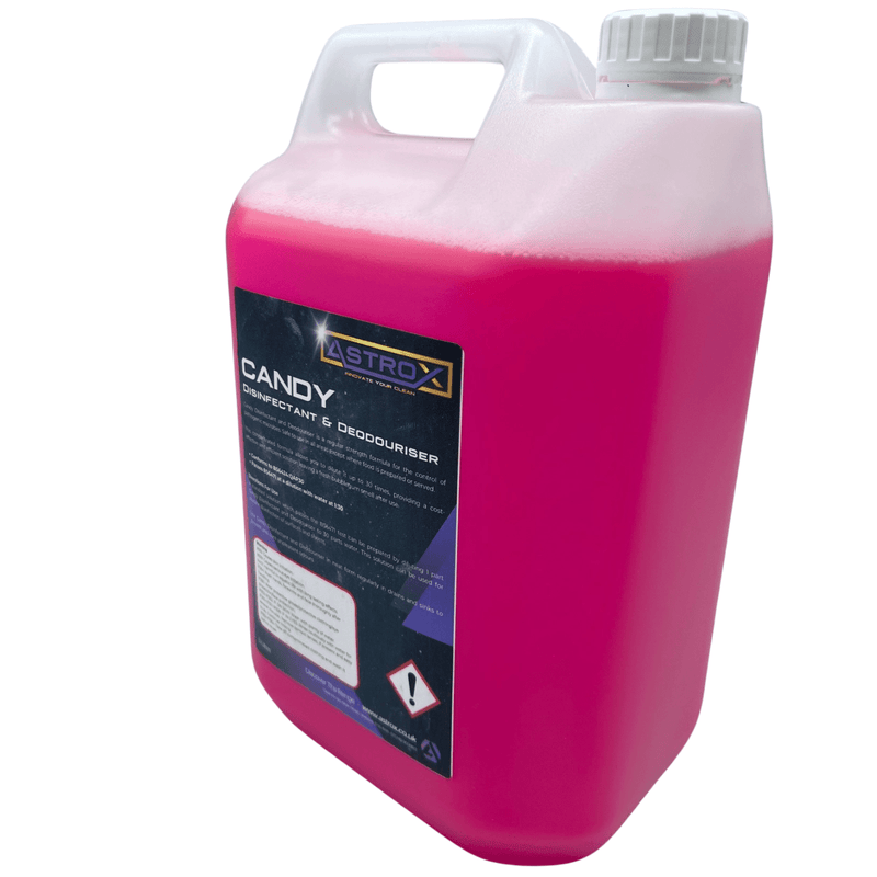 Astrox Cleaning Chemicals Astrox Candy Disinfectant and Deodouriser - 5 Litres 8BUBD15 - Buy Direct from Spare and Square