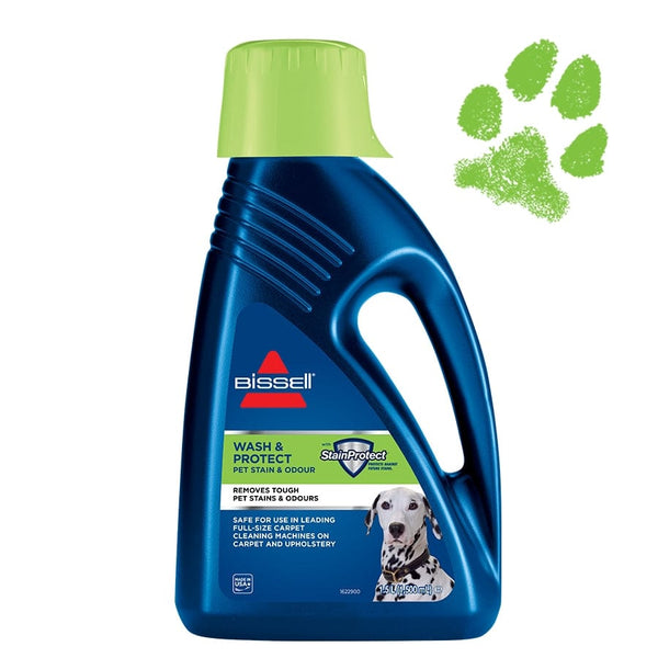 Bissell Cleaning Chemicals Bissell Wash and Protect Pet Carpet Shampoo - Stain Protect 1087N - Buy Direct from Spare and Square