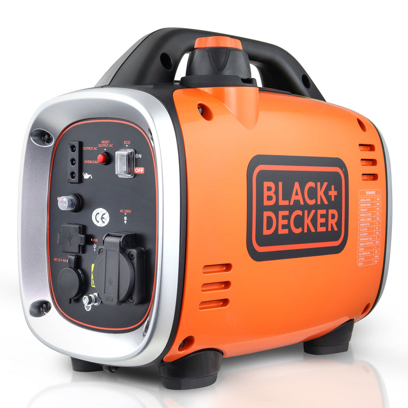 Black and Decker Generator Black & Decker 800W Petrol Suitcase Inverter Generator - BXGNi900E BXGNi900E - Buy Direct from Spare and Square