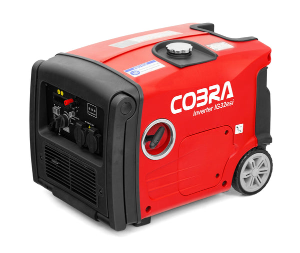 Cobra Generator Cobra 3.2kW 4-Stroke Petrol Generator 5055485037794 IG32ESI - Buy Direct from Spare and Square