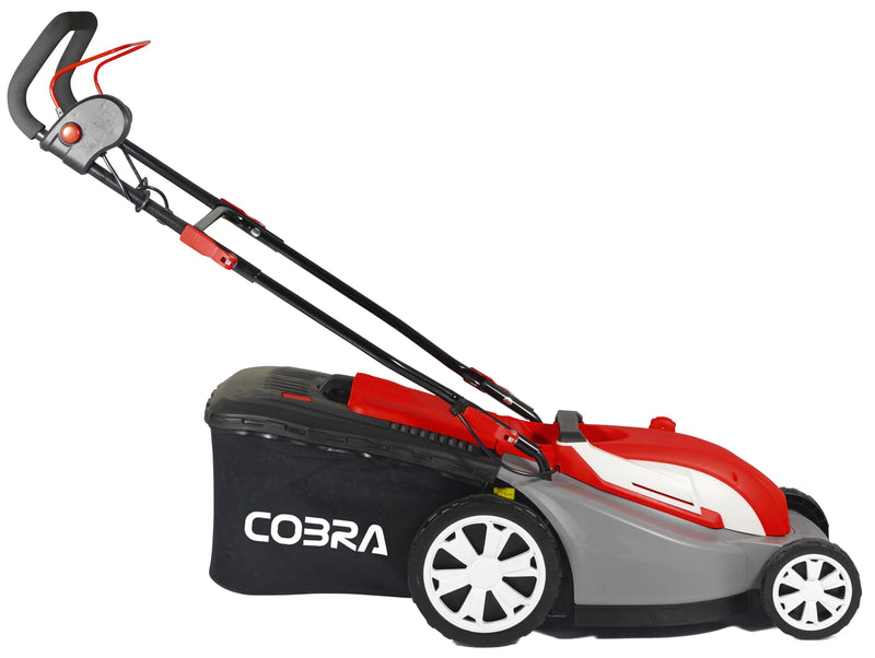 Cobra Lawnmower Cobra 13" Electric Lawnmower with Rear Roller 5055485035936 GTRM34 - Buy Direct from Spare and Square