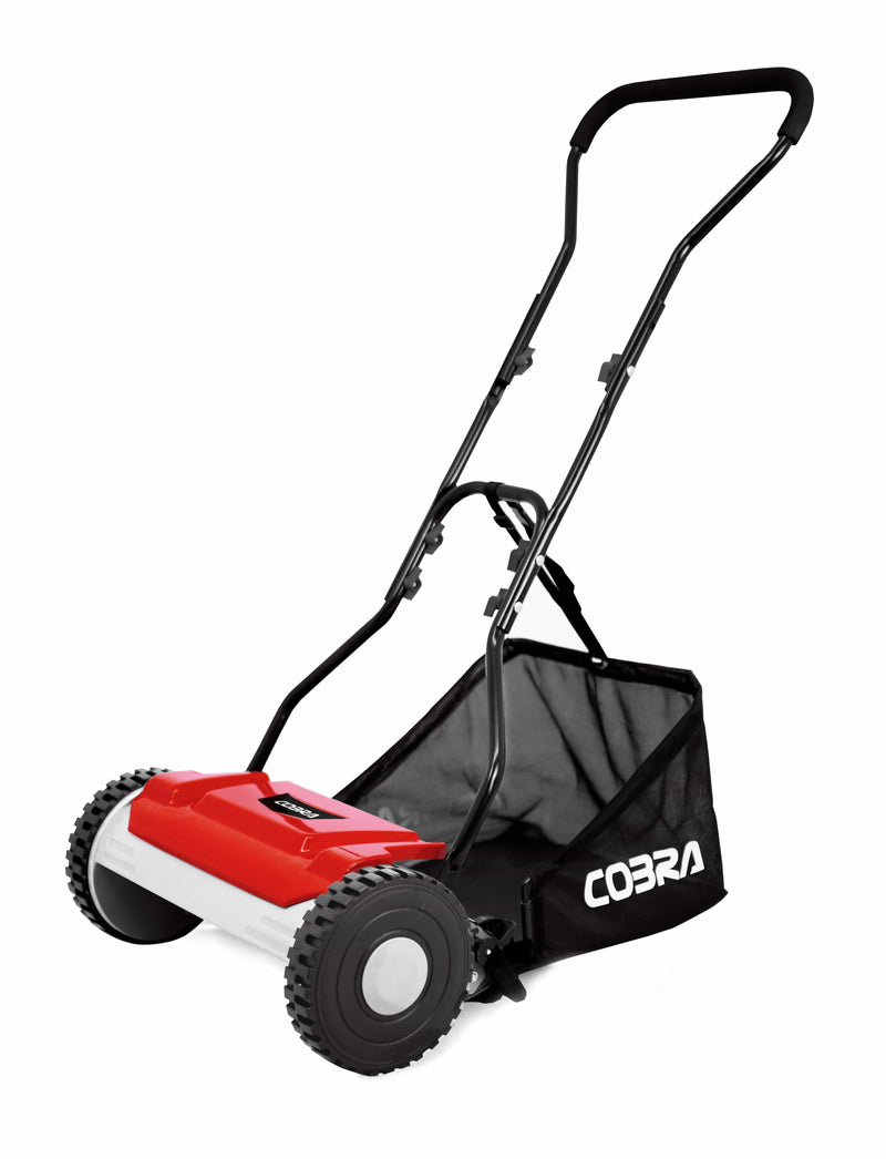 Cobra Lawnmower Cobra 15" Hand Lawnmower and Grass Collector 5055485037626 HM381 - Buy Direct from Spare and Square