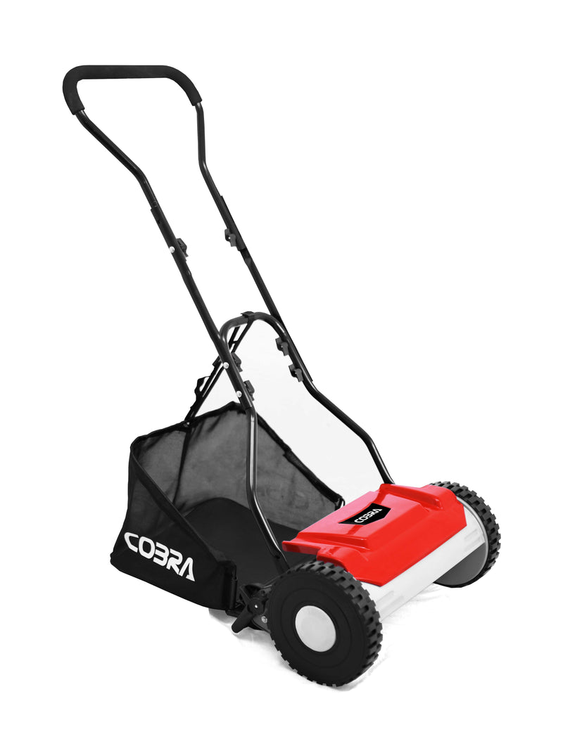 Cobra Lawnmower Cobra 15" Hand Lawnmower and Grass Collector 5055485037626 HM381 - Buy Direct from Spare and Square