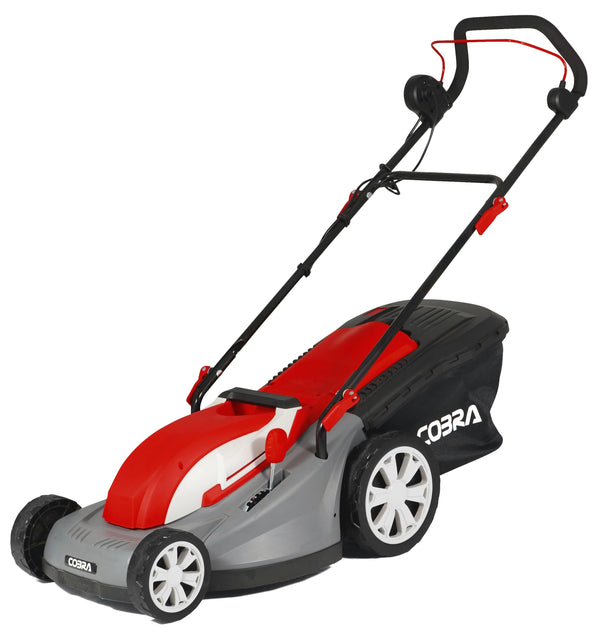Cobra Lawnmower Cobra 16" Electric Lawnmower with Rear Roller 5055485035950 GTRM40 - Buy Direct from Spare and Square