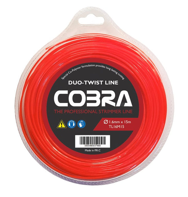 Cobra Strimmer Spares Cobra 1.6mm x 15m Twist Line TL16M15 - Buy Direct from Spare and Square