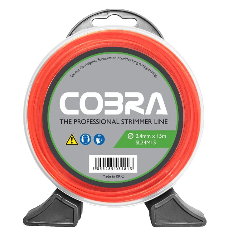 Cobra Strimmer Spares Cobra 2.4mm x 15m Trimmer Line SL24M15 - Buy Direct from Spare and Square