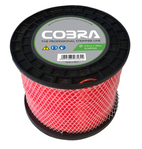 Cobra Strimmer Spares Cobra 2.4mm x 262m Trimmer Line SL24M262 - Buy Direct from Spare and Square