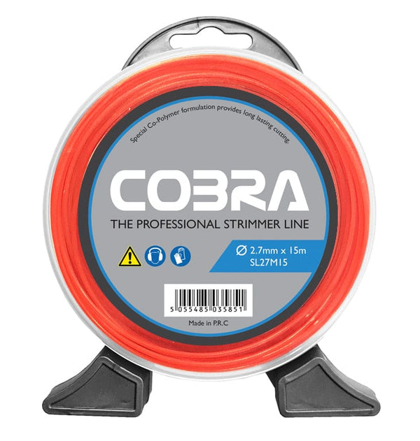 Cobra Strimmer Spares Cobra 2.7mm x 15m Trimmer Line SL27M15 - Buy Direct from Spare and Square