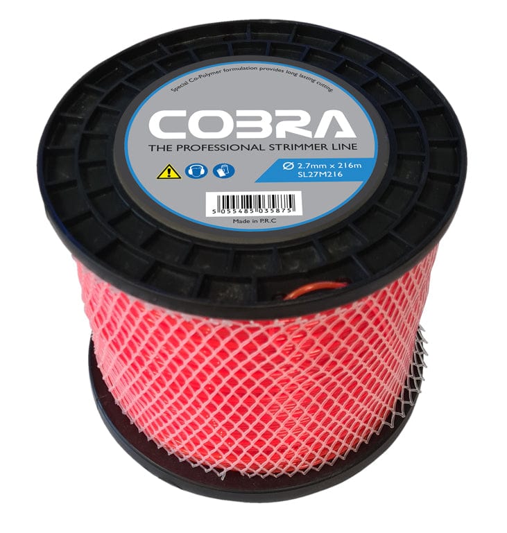 Cobra Strimmer Spares Cobra 2.7mm x 216m Trimmer Line SL27M216 - Buy Direct from Spare and Square