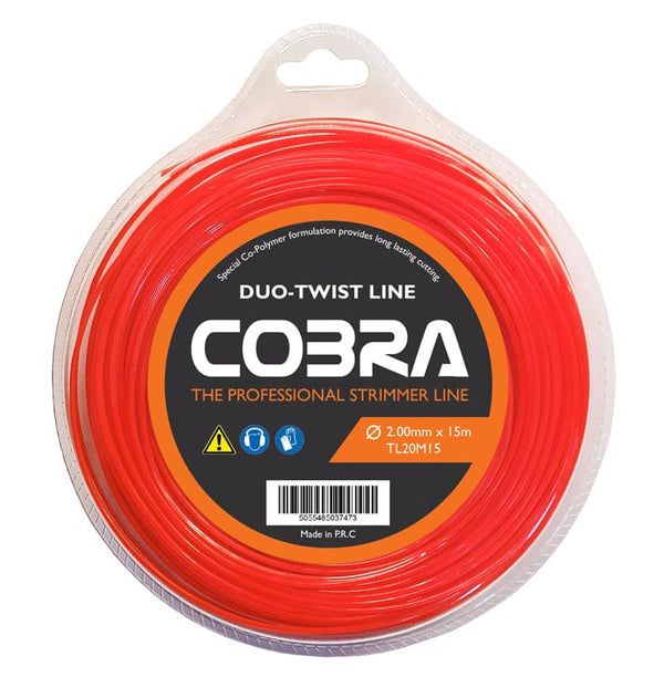 Cobra Strimmer Spares Cobra 2mm x 15m Twist Line TL20M15 - Buy Direct from Spare and Square