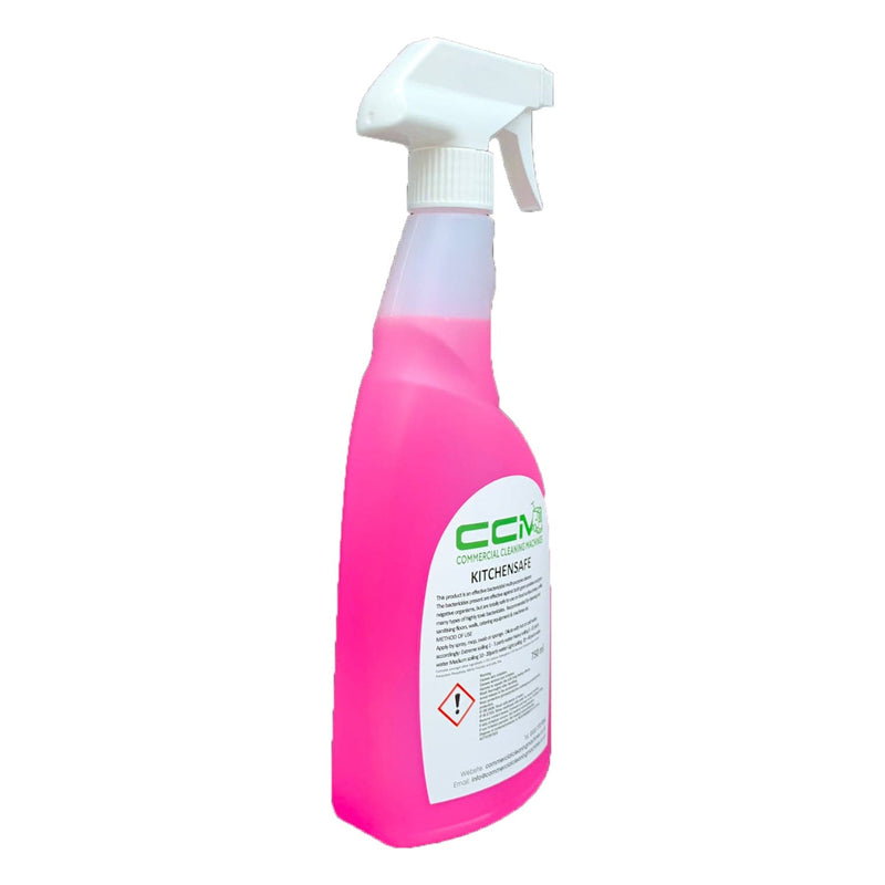 Commercial Cleaning Machines Cleaning Chemicals CCM Kitchen Safe - 750ml - Multi Purpose Bactericidal Cleaner 722777681243 97099/750 - Buy Direct from Spare and Square