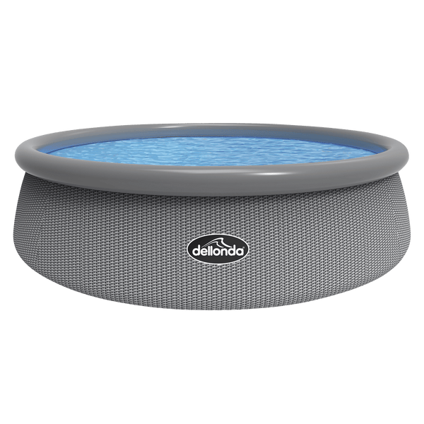 Dellonda Hot Tub Dellonda 15ft Rattan Effect Garden Paddling Pool With Pump DL18 - Buy Direct from Spare and Square