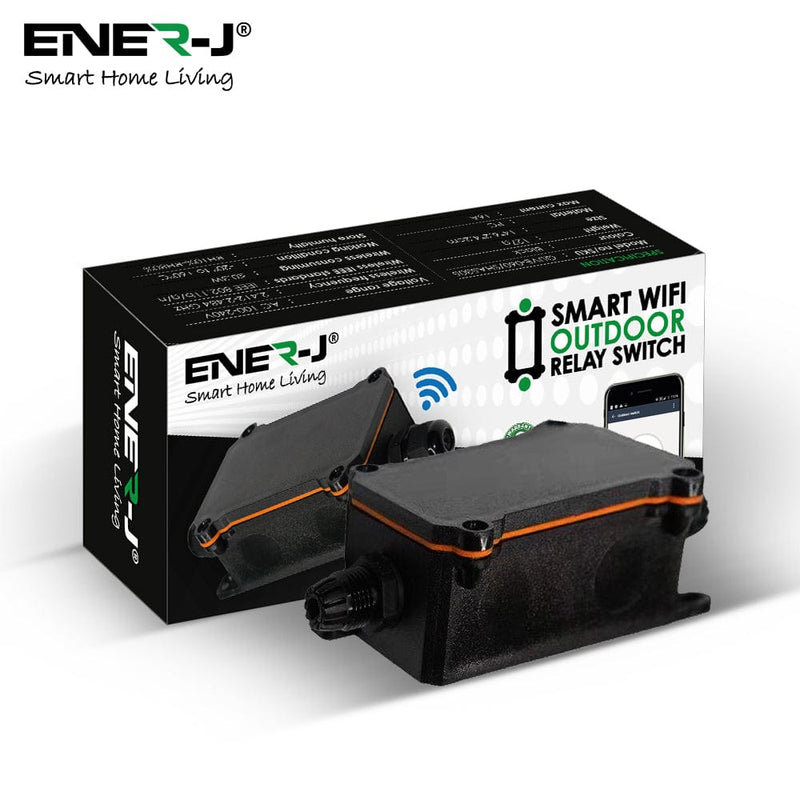 Ener-J Smart Home Smart WiFi Outdoor Relay Switch - Waterproof 7141093834998 SHA5305 - Buy Direct from Spare and Square
