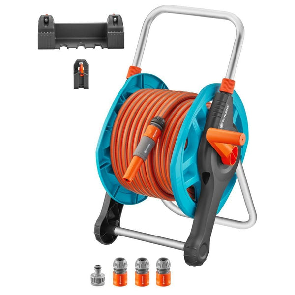 Gardena Garden Tools Gardena Basic Hose Reel 25M Set 4066407001589 18982-28 - Buy Direct from Spare and Square