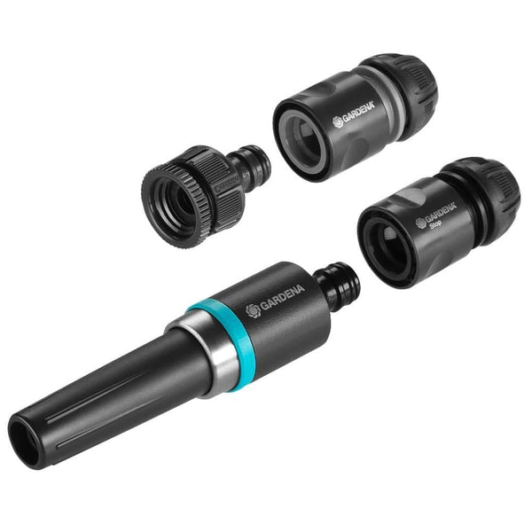 Gardena Garden Tools Gardena Ecoline Basic Connector & Nozzle Set 4078500057585 18902-20 - Buy Direct from Spare and Square