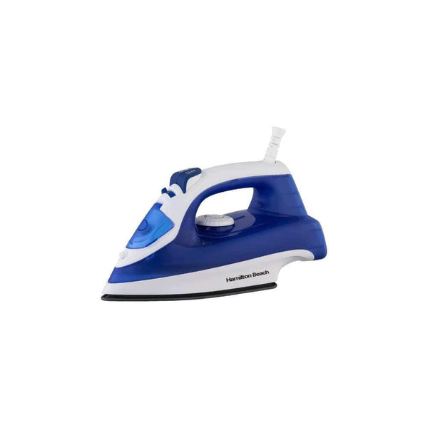 Hamilton Beach Irons and Garment Steamers Hamilton Beach SteamMax 2200W Steam Iron Blue & White 5060916370357 HB508BW - Buy Direct from Spare and Square