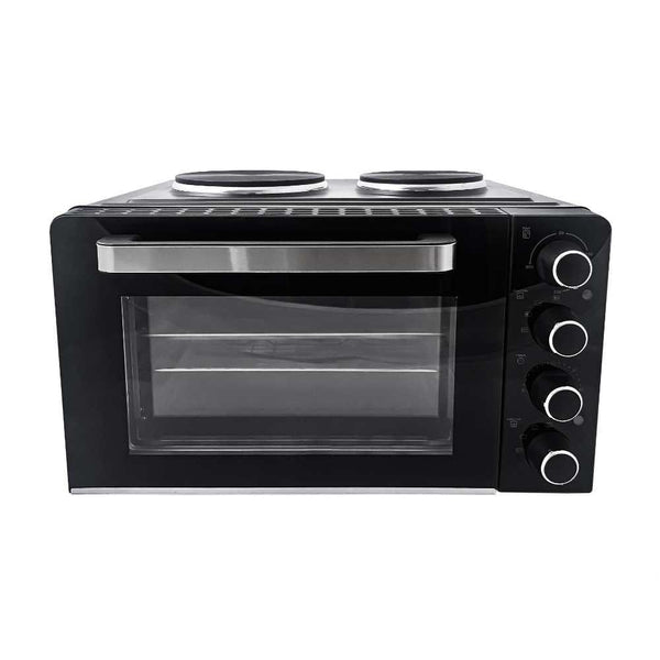 Hamilton Beach Microwaves Hamilton Beach 28L Mini Oven with Double Hotplate 5060916370265 HB28HDB - Buy Direct from Spare and Square