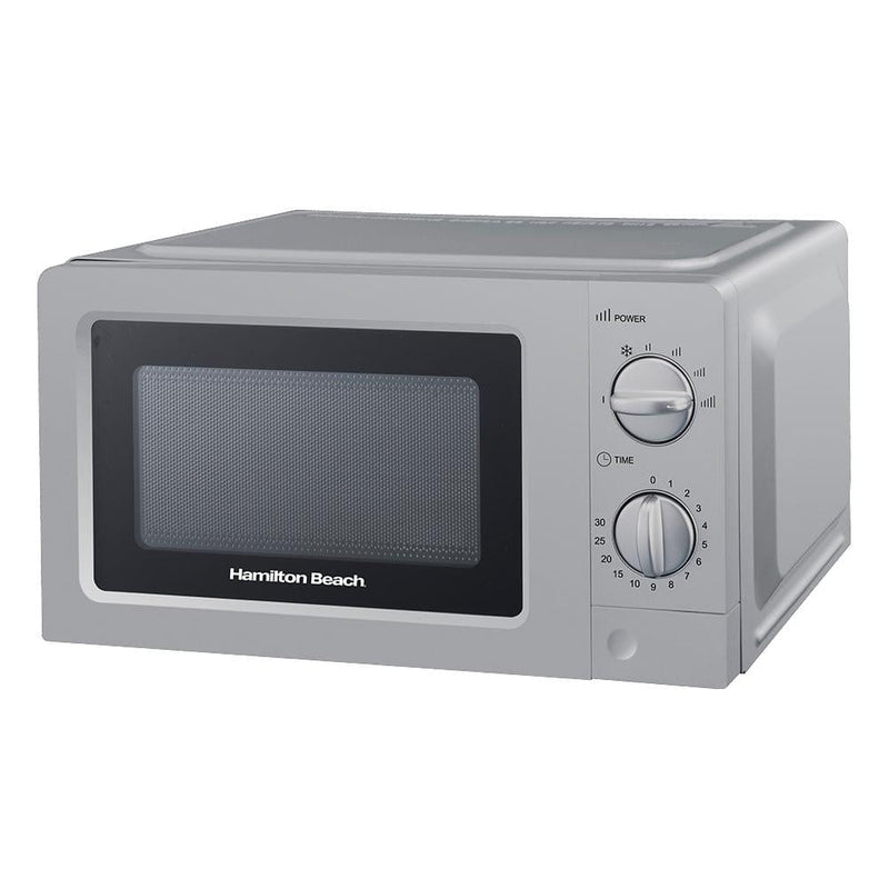 Hamilton Beach Microwaves Hamilton Beach 700W 20L Microwave With Glass Door Silver 5060916370111 HB70T20S - Buy Direct from Spare and Square