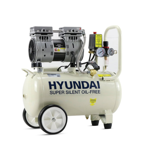 Hyundai Air Compressor Hyundai  24 Litre Silenced, Oil Free, Direct Drive Air Compressor - HY7524 5056275722722 HY7524 - Buy Direct from Spare and Square
